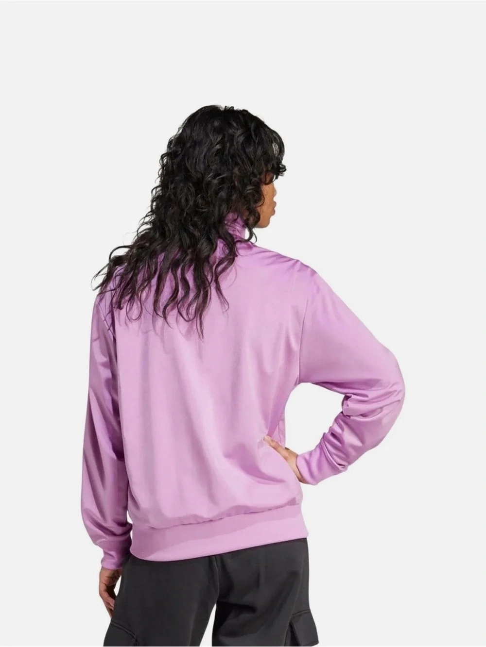 adidas light orchard / light pink Cropped Firebird Track Jacket